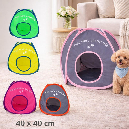 Cabana Iglu Pet 40x40 — O Cantinho Perfeito para Cães e Gatos