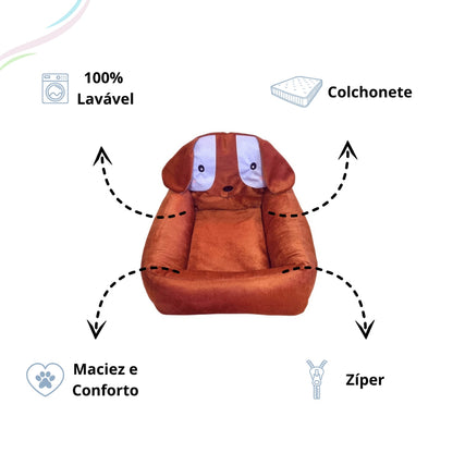 Caminha Pet com Cabeceira — Conforto e Luxo para Cães e Gatos