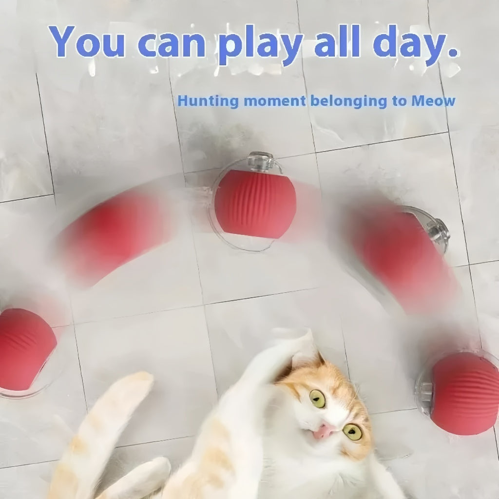 Bola Automática Interativa — Diversão Infinita para Cães e Gatos