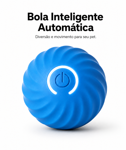 Bola Inteligente Automática — Diversão e Movimento para Cães e Gatos
